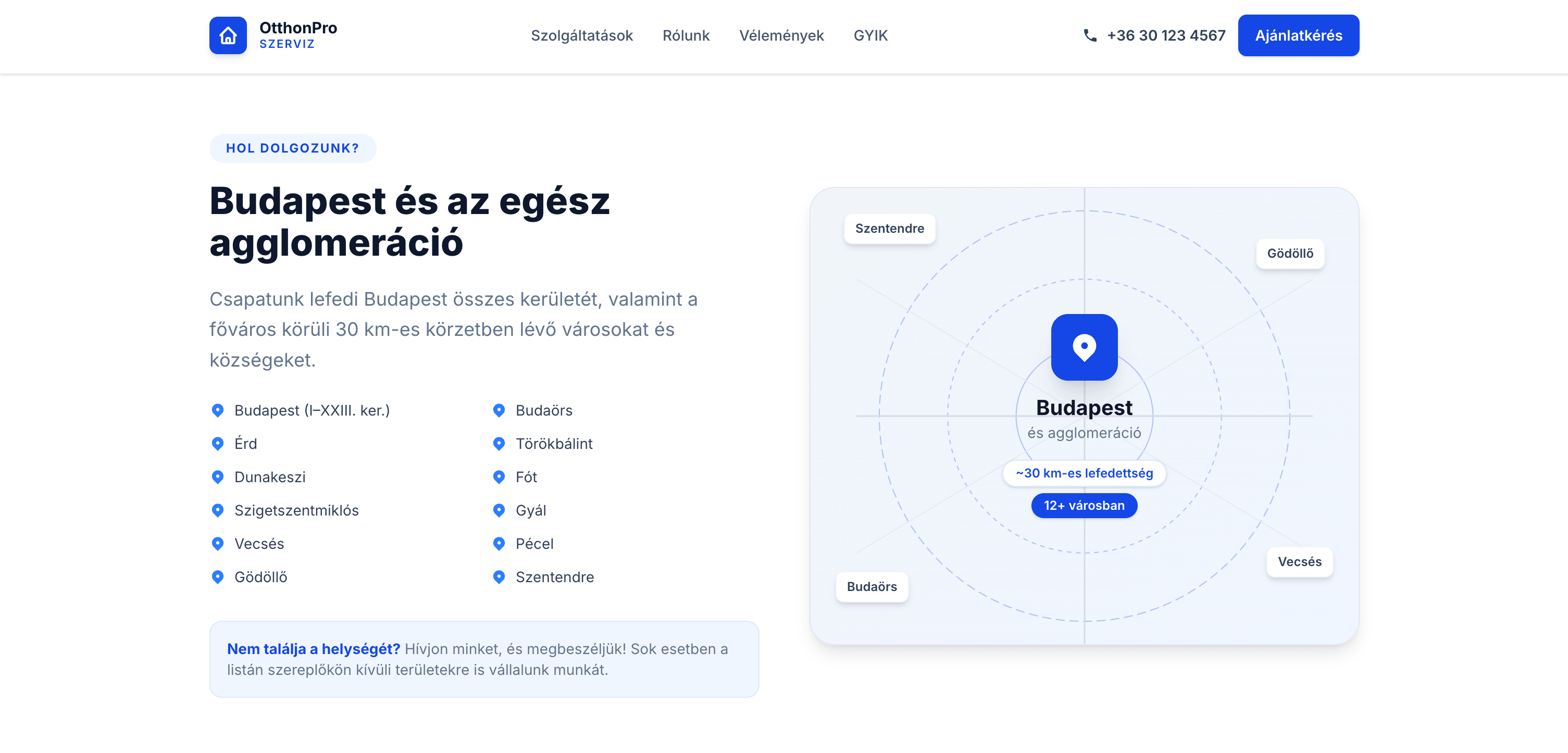 Otthon szerviz előnézet